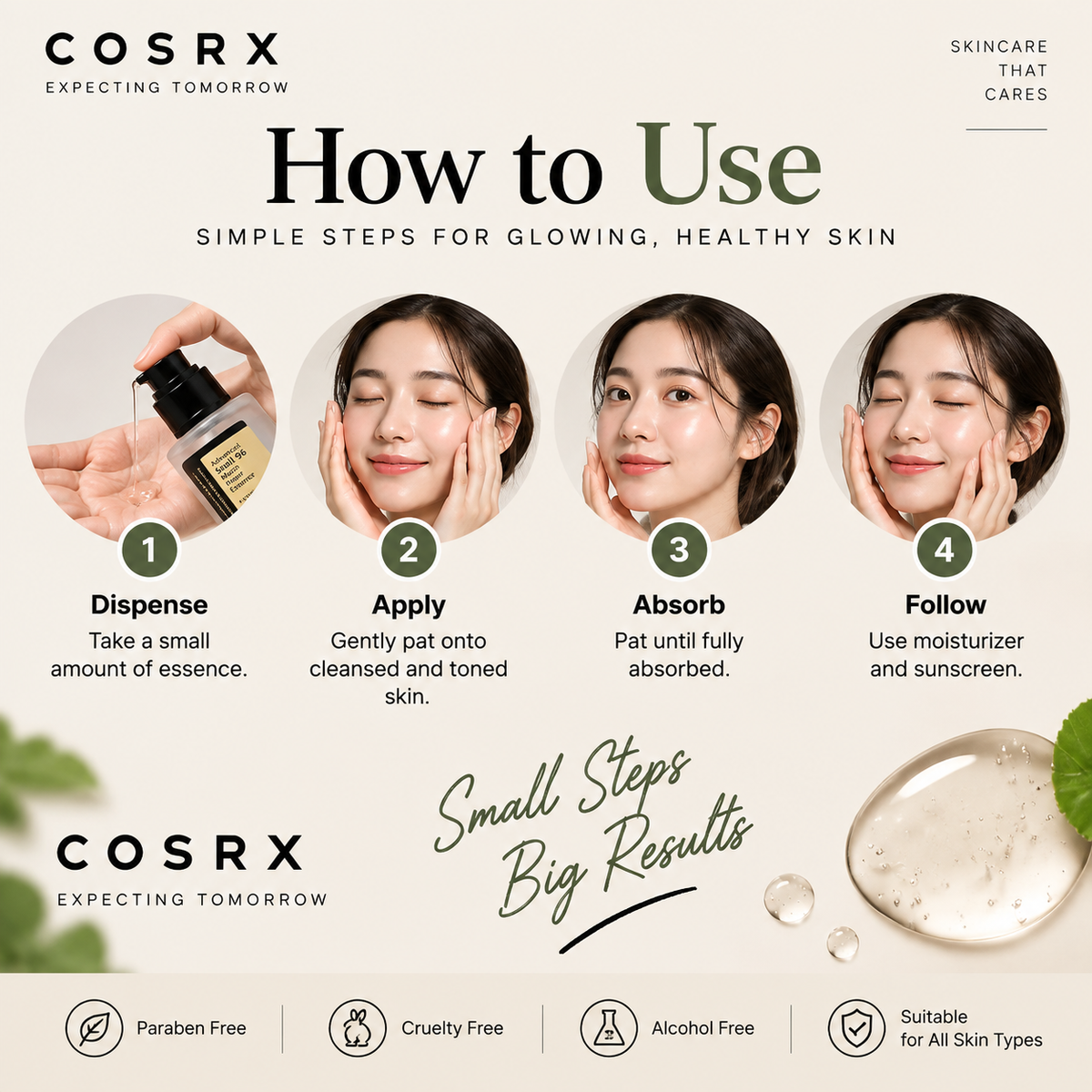COSRX Advanced Snail 96 Mucin Power Essence 100ml | Hydrating & Repairing Korean Essence
