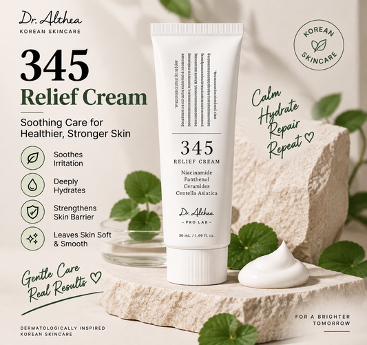 Dr. Althea 345 Relief Cream 50ml | Soothing & Hydrating Korean Barrier Repair Moisturizer