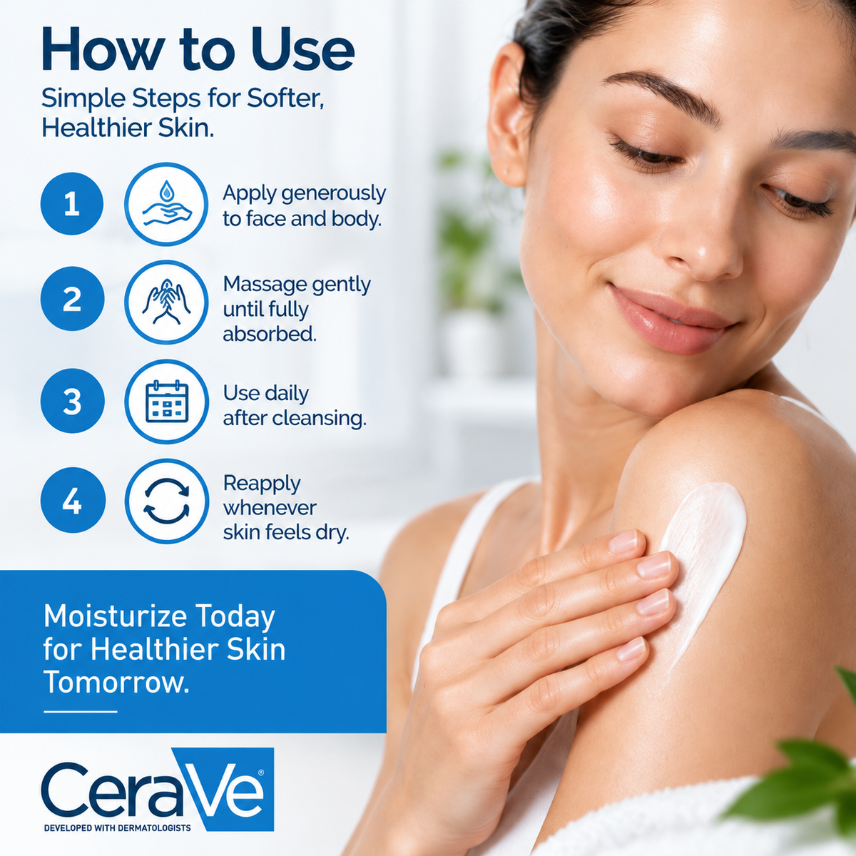 CeraVe Daily Moisturizing Lotion 236ml | Lightweight Hydrating Lotion for Normal to Dry Skin