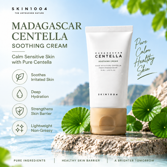 SKIN1004 Madagascar Centella Soothing Cream 75ml | Calming & Hydrating Moisturizer